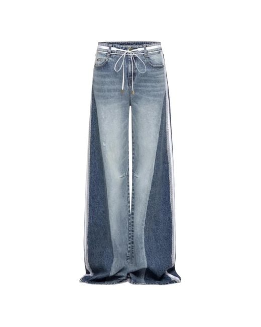 Jeans Tay Con Inserti E Coulisse di Hellessy in Blue