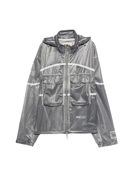 RC Outdoor Supply Gray Owens Shell Hooded Jacket for men