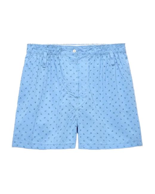 Shorts Con Ricamo di Prada in Blue