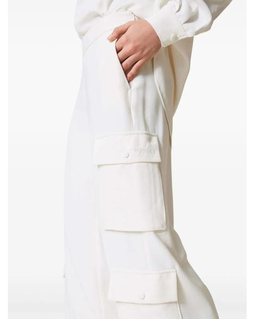 Twinset White Palazzo Cargo Trousers