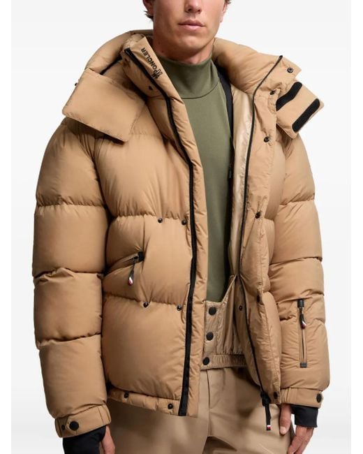 Moncler Brown Coraia Ski Jacket With Hood for men