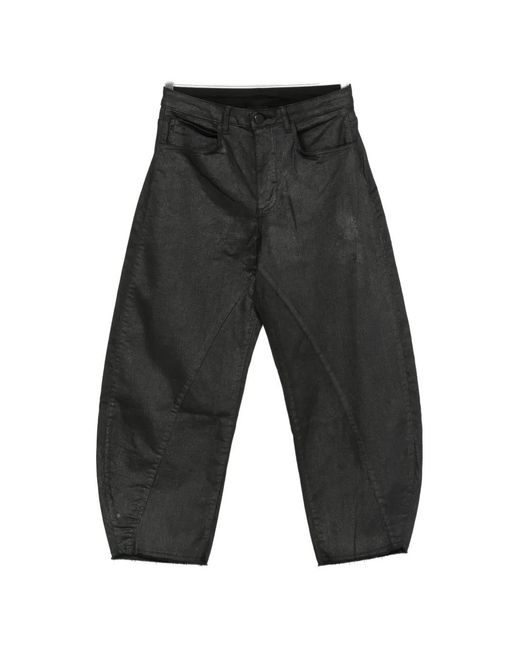 Thom Krom Gray Belt-Loop Coated Trousers