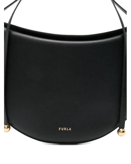 Furla Black Moonstone M Shoulder Bag