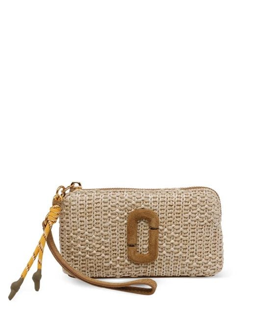 Marc Jacobs Natural Gewebte Clutch