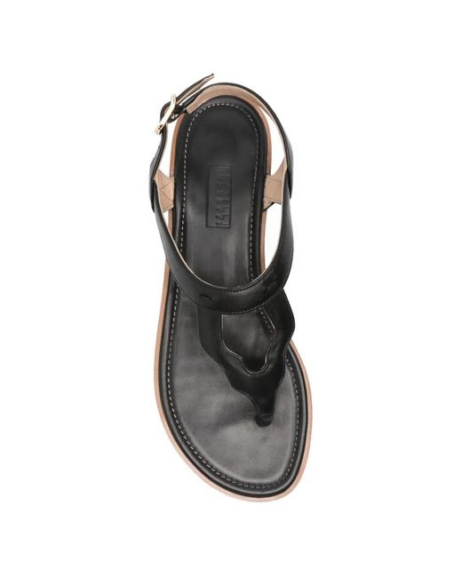 Fratelli Rossetti White Buckle-Strap Flat Sandals