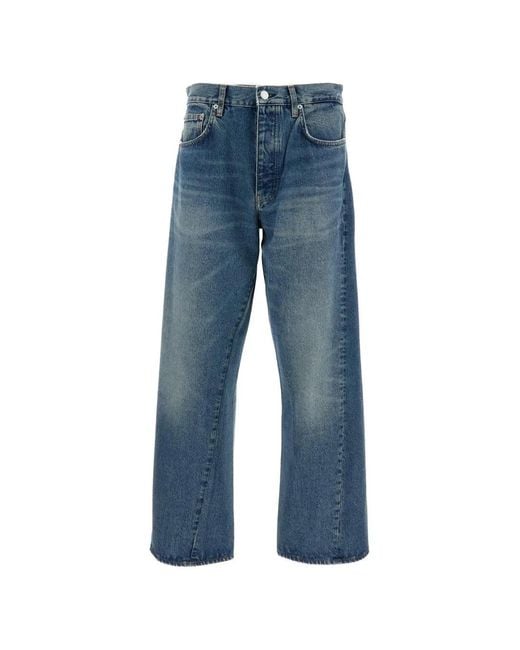 sunflower Blue Faded Straight-Leg Jeans for men