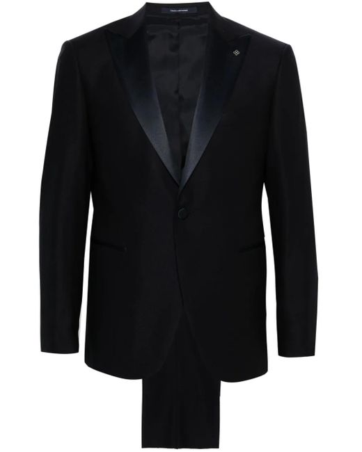 Tagliatore Black Single-Breasted Suit for men