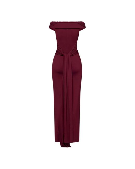 Chats by C.Dam Red Meriel Maxi Dress