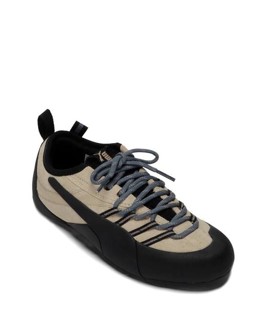 PUMA Black Klime Suede Sneakers