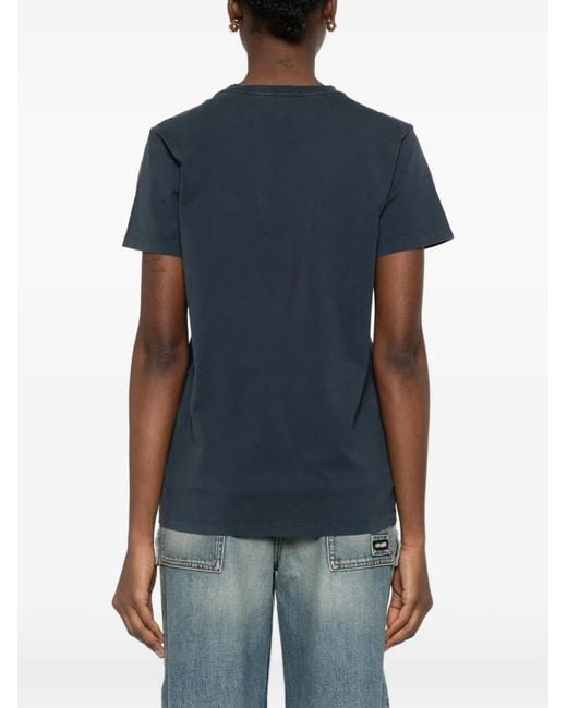 Isabel Marant Blue Aby Cotton T-Shirt