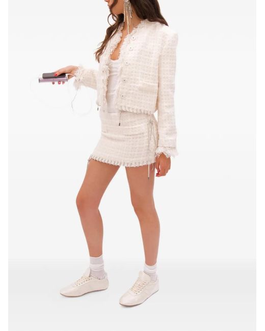 Area White Tweed Jacket