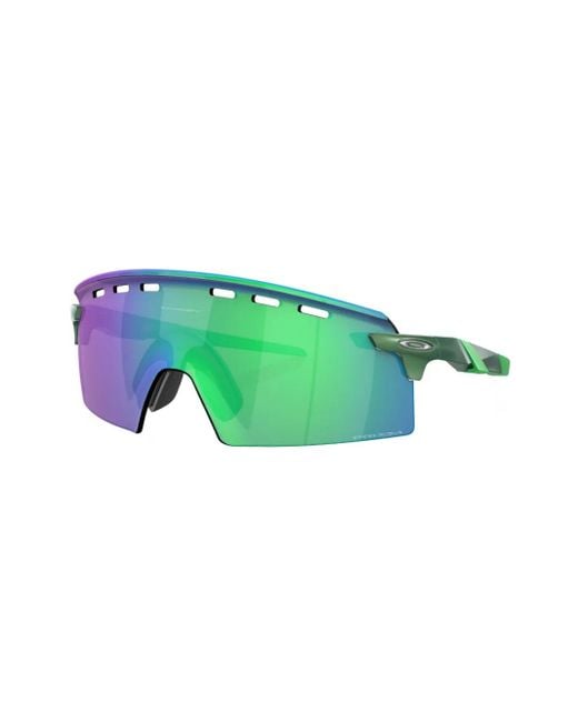 Oakley Green Encoder Strike Vented Oversize-Frame Sunglasses
