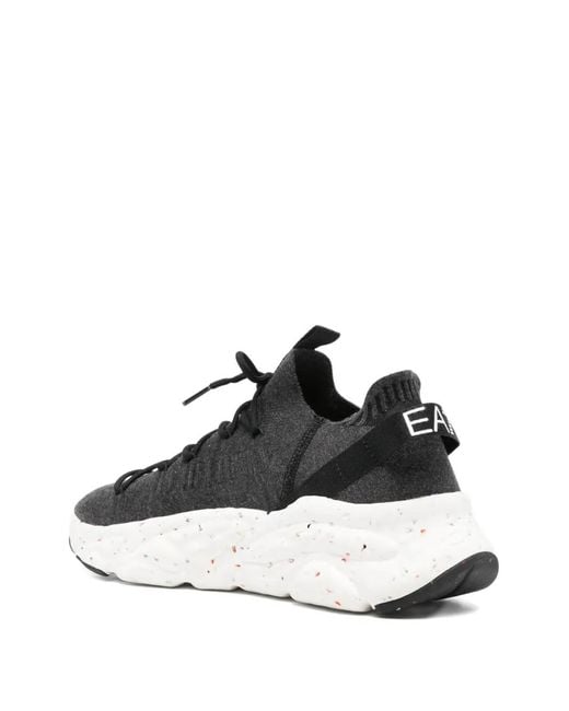 EA7 White Logo Sneakers for men