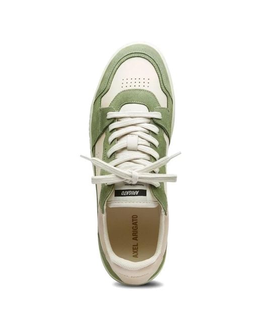 Axel Arigato Green Perforated Dice Lo Sneakers for men