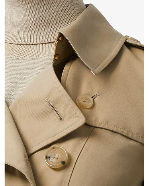 Burberry Natural Chelsea Heritage Double-Breasted Trench Coat