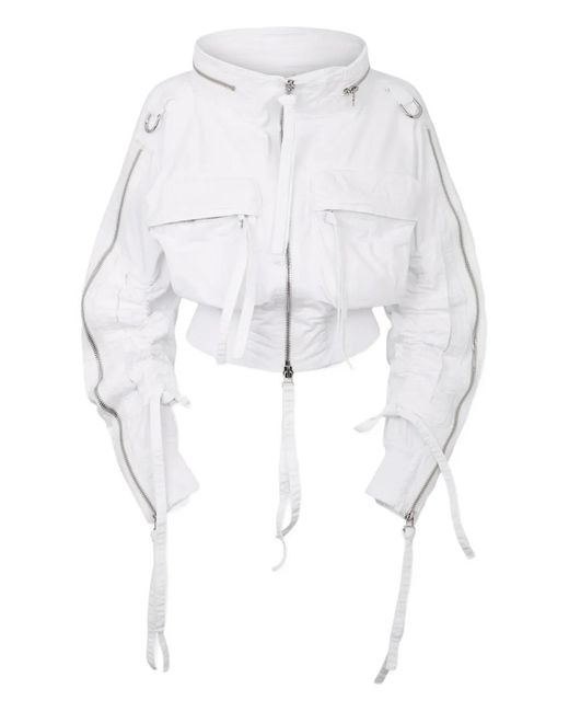 Caftán Cargo Con Múltiples Bolsillos DSquared² de color White