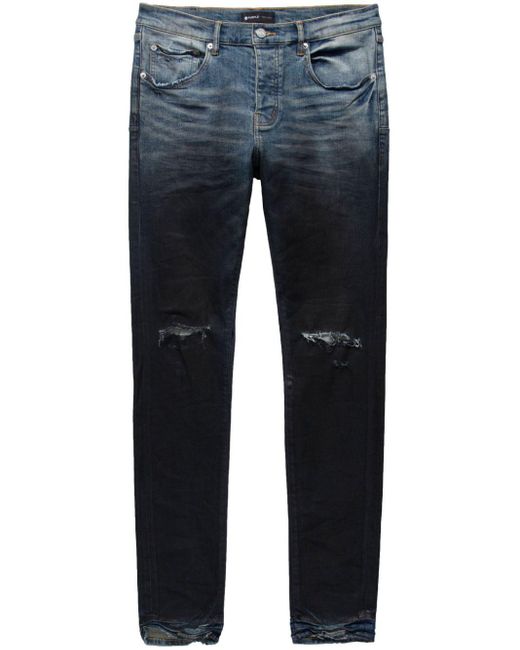 Purple Brand Gradient Low-rise Jeans in Blue for Men | Lyst UK