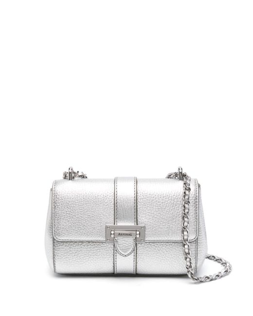 Aspinal of London Lottie Laminated Mini Bag in White | Lyst