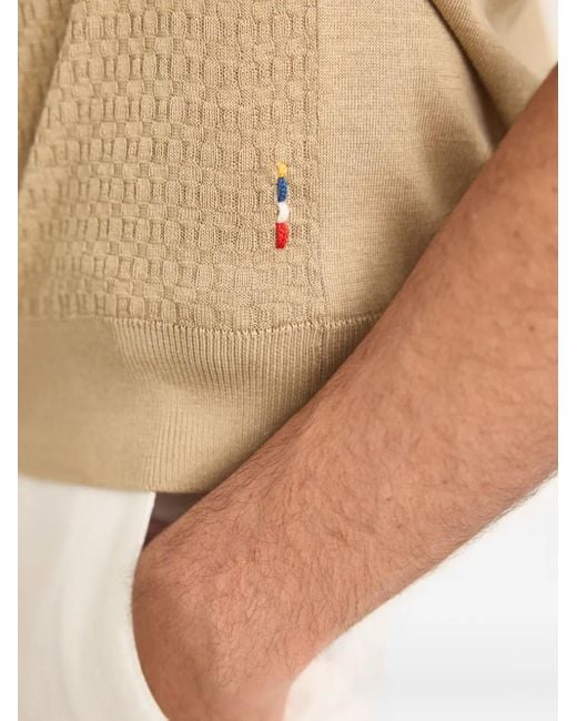 Polo Horton di Orlebar Brown in Natural da Uomo