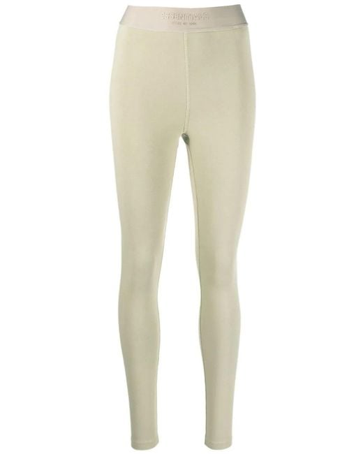 Fear Of God Natural Logo-Waistband Leggings
