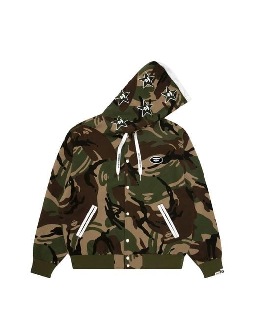 Aape By A Bathing Ape Green Camouflage Jacket for men