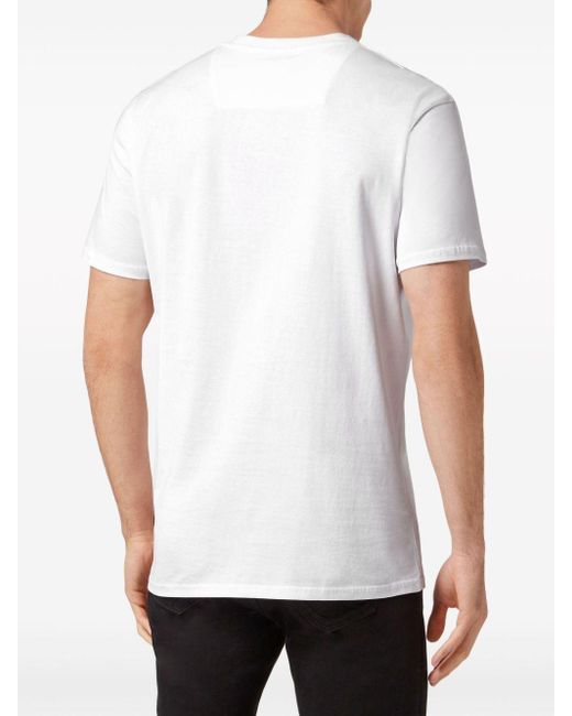 T-shirt Tutti Frutti di Philipp Plein in White da Uomo