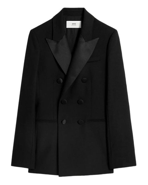 Ami Paris ダブルジャケット ブラック | Lyst