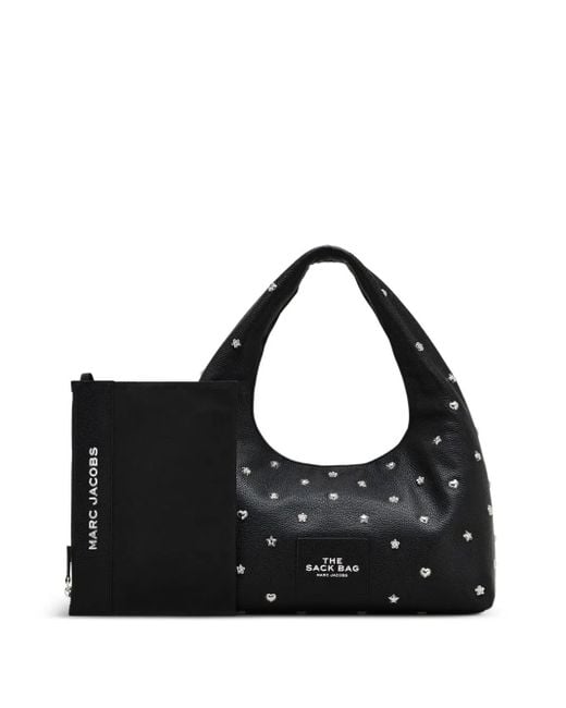 Marc Jacobs Black Mini Sack Studs Leather Bag