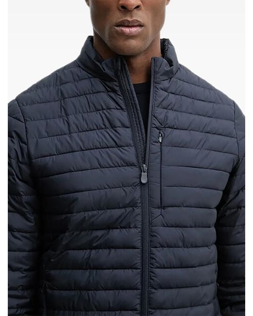 Save The Duck Blue Cole Quilted Jacket for men