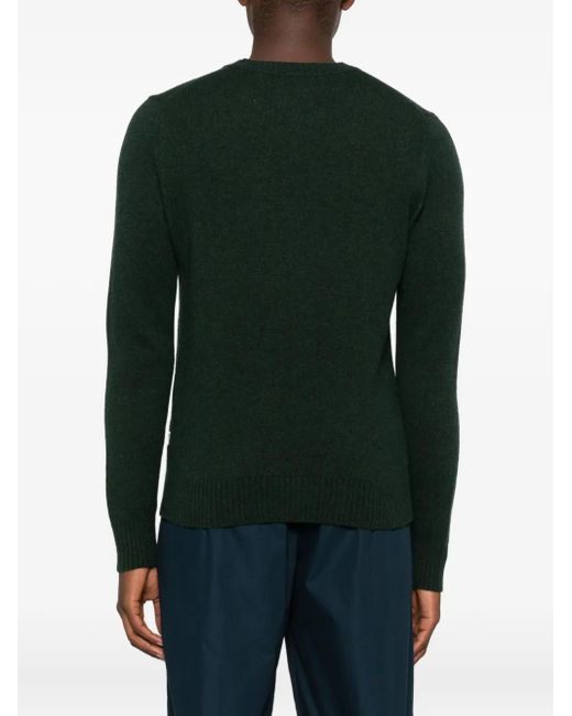 Impure Green Charlie Crew-Neck Sweater for men