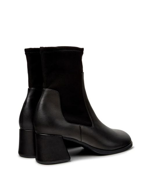 Camper Black Kora Ankle Boots
