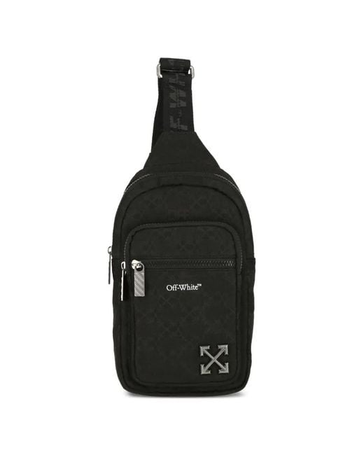 Off-White c/o Virgil Abloh Black Monogram Messenger Bag for men