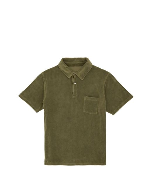 Fortela Green Missourim Pocket-Button Polo Shirt for men