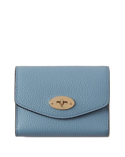 Portafoglio Darley Concertina di Mulberry in Blue