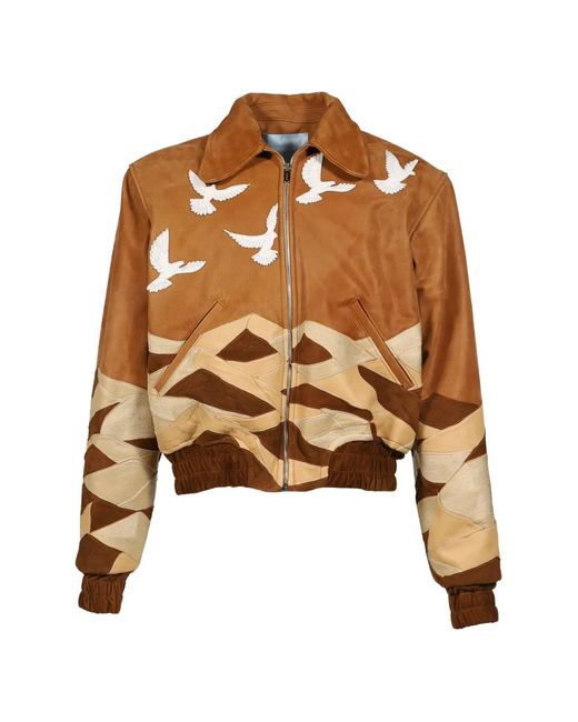 Giacca Travellers Con Design Patchwork di 3.PARADIS in Brown da Uomo