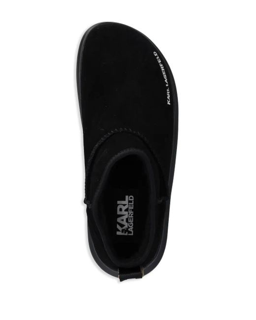 Karl Lagerfeld Black Thermo Boots