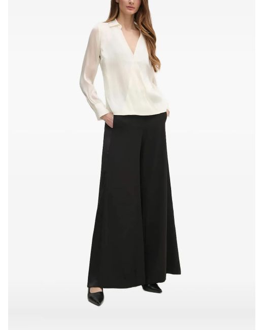Blusa Semi Trasparente di Pedro Del Hierro Madrid in White
