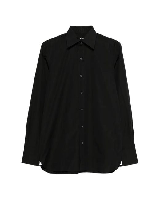 Tom Ford Black Buttoned Shirt for men