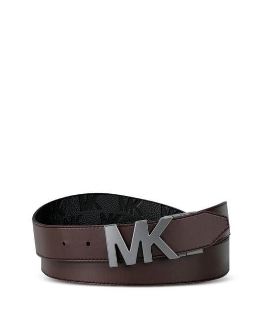 Michael Kors Black Logo Buckle Belt for men