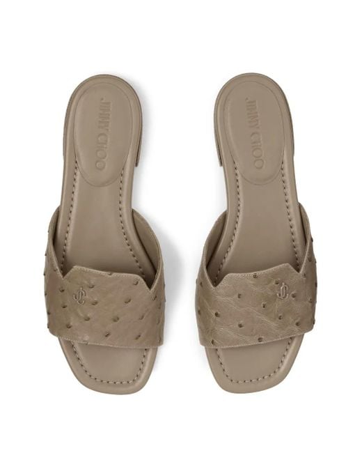 Claquettes Dina Jimmy Choo en coloris White