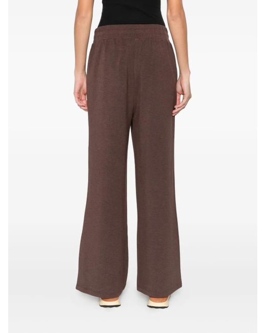 Varley Brown Wide-Leg Trousers
