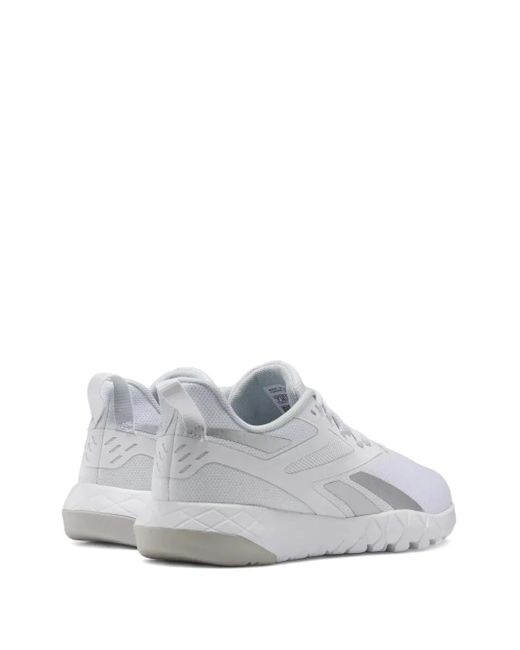 Reebok White Flexagforce 4 Sneakers