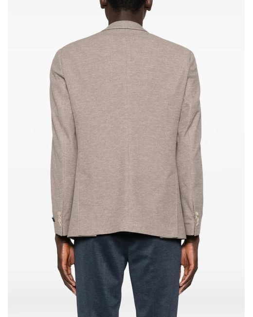 Karl Lagerfeld Brown Smart Buttoned Blazer for men