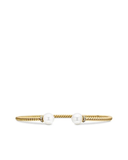 David Yurman Multicolor 18Kt Solari Cablespira Diamond Bracelet(2.3Mm)