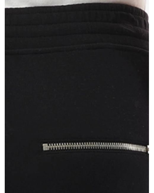 Neil Barrett Black Camouflage-Print Drawstring Shorts for men
