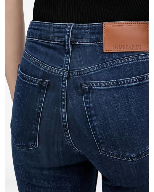 Trussardi Blue Patch Jeans