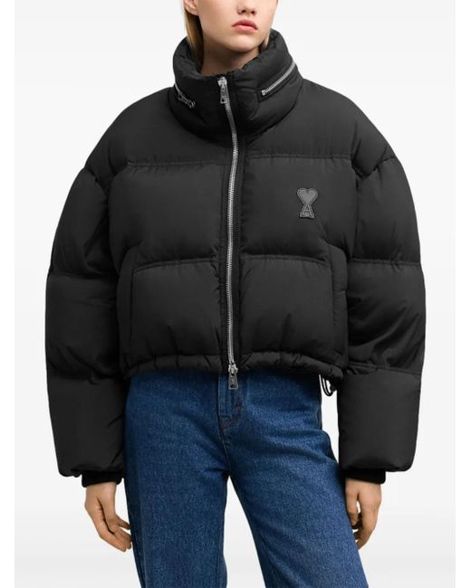 AMI Black Coats & Jackets