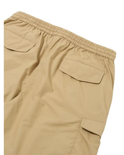 Universal Works Natural Drawstring Cargo Shorts for men