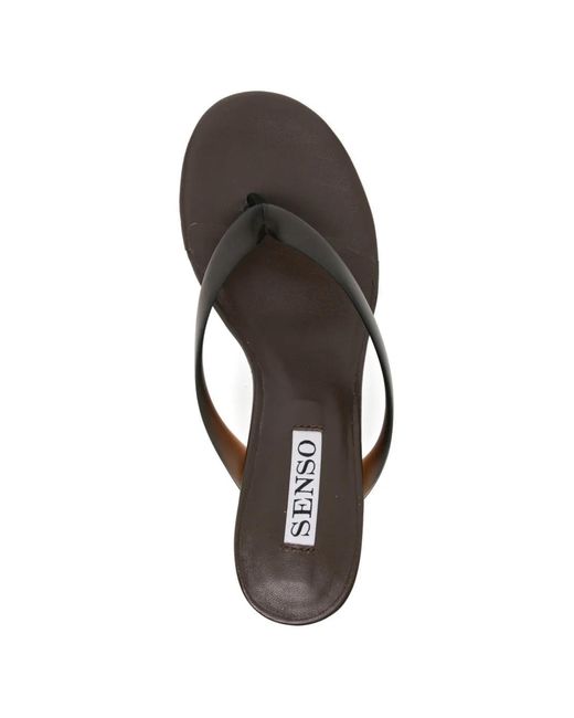 Senso Metallic 75Mm Flowe Sandals