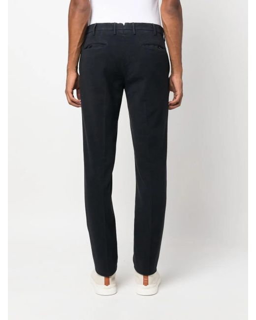 Incotex Blue Straight-Leg Tailored Trousers for men